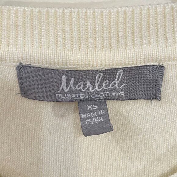 EUC Y2K Multicolor Stripe Cotton Blend Sweater XS - Picture 4 of 6